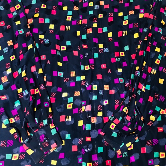 Crazy Print Vintage Shirt - Picture 3 of 4